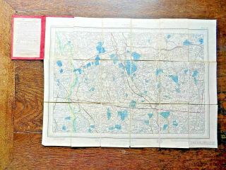 1890 Early Ordnance Survey Map Sevenoaks Kent Tonbridge Antique Old James Wyld 3