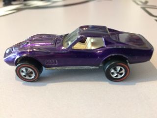 Hot Wheels Redline Custom Corvette,  Purple