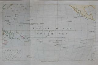 Chart Of The South Sea Islands 1806.  Priced To Clear