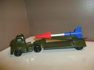 Rare Tootsietoy 1958 - 60 Rc 180 Army Rocket Launcher 8  1/2 Long.