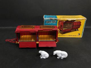 Corgi Toys Diecast Chipperfields Circus Animal Cage 1123 With Polar Bears & Box