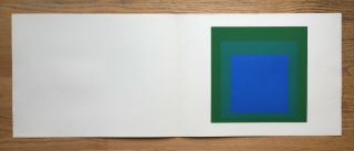 Josef Albers Silkscreen Print From Ives / Sillman Publications 1972