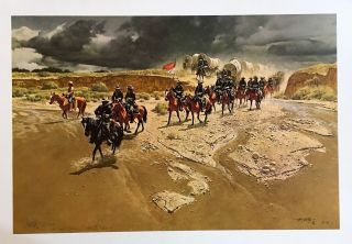 Frank Mccarthy Distant Thunder Limited Edition Hand Signed & Numbered 60/1500