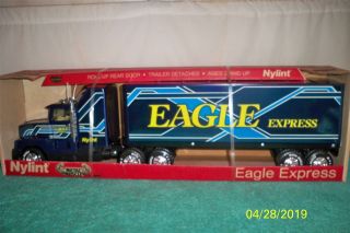 Nylint Eagle Express Semi - Truck Metal Muscle Roll Up Rear Door 25 " L
