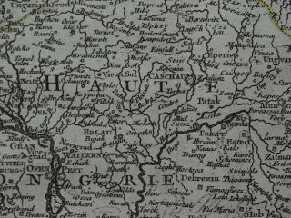 1743 LE ROUGE Atlas map HUNGARY - Le Royaume de Hongrie 4
