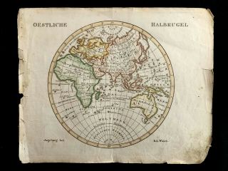 1818 Mappamundi - The Map Of The Eastern Hemisphere