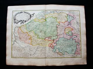 1778 Zannoni - Rare Map: Netherlands,  Holland,  Belgium,  Rotterdam,  Amsterdam.