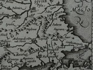 1608 HONDIUS Mercator Atlas map ROMANIA - Walachia Bulgaria Serbia Romanie 4