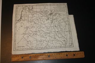 Antique Map Lithuania Poland 1790 Russia Baltic