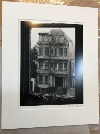 Ruth Bernhard Pencil Signed Gelatin Silver Print 1963 Photograph Victorian House