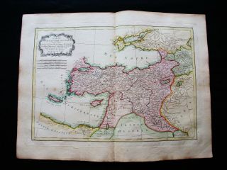 1778 Zannoni - Rare Map: Turkey In Asia,  Georgia,  Armenia,  Cyprus,  Ankara,  Syria