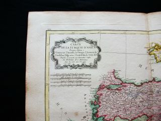 1778 ZANNONI - rare map: TURKEY in ASIA,  GEORGIA,  ARMENIA,  CYPRUS,  ANKARA,  SYRIA 3