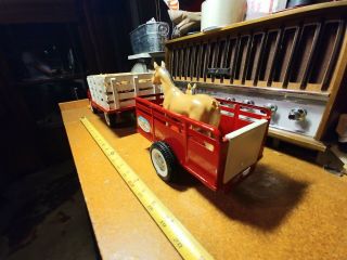NYLINT FORD STAKE TRUCK HAPPY ACRES & TRAILER 3