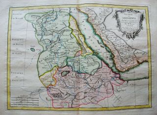1778 ZANNONI - rare map: AFRICA,  ERITREA,  SUDAN,  DJIBOUTI,  RED SEA,  ARABIA,  ETHI 2