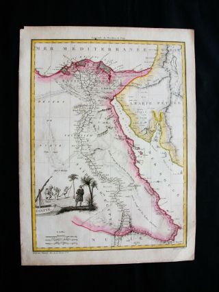 1810 Lapie - Rare Map: Africa North,  Barberia,  Algeria,  Tunisia,  Marocco,  Lybia