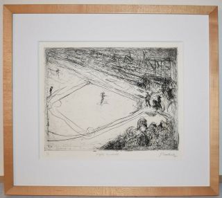 Signed Etching By Unknown Artist 