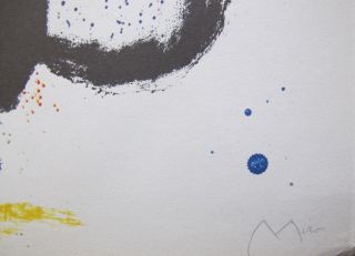Joan Miro LA CASCADA Facsimile Signed Limited Edition Lithograph Art 4