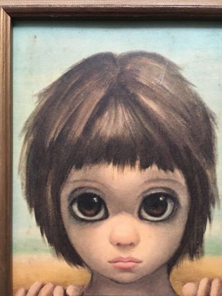 Margaret Keane Big Eyes Vintage 1962 Print “Watching” 7