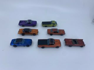 Hot Wheels Redline Junkyard x7 Cars Camaro,  Cougar,  El dorado,  Deora,  T Bird 2