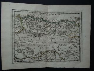 1656 Sanson Atlas Map Algeria North Africa Barbarie Biledulgerid Alger Afrique