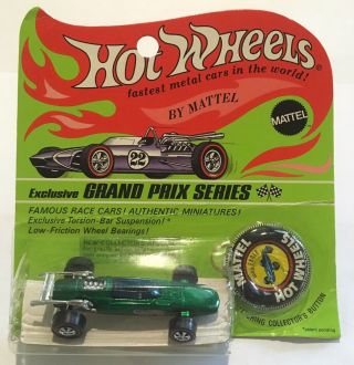Hot Wheels Redline 1969 Green Indy Eagle Blister Pack