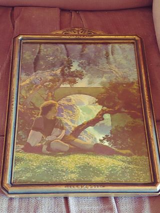 Antique Maxfield Parrish Print The Knave Cool Frame