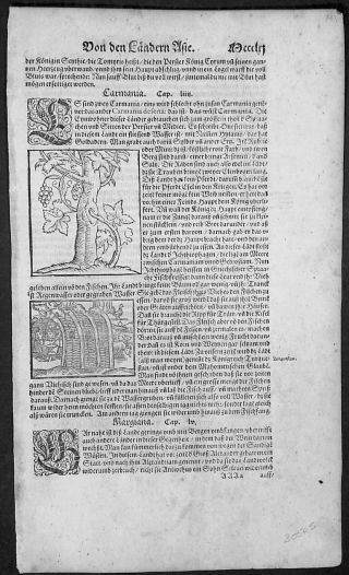 1598 Sebastian.  Munster Antique Print Engravings To Text Views Of Central Asia