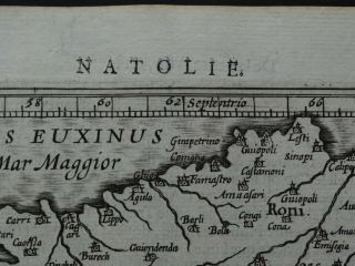 1608 HONDIUS Mercator Atlas map TURKEY - CYPRUS - Natolia Natolie - Asia Minor 3