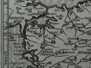 1608 HONDIUS Mercator Atlas map TURKEY - CYPRUS - Natolia Natolie - Asia Minor 4