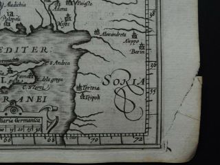 1608 HONDIUS Mercator Atlas map TURKEY - CYPRUS - Natolia Natolie - Asia Minor 7