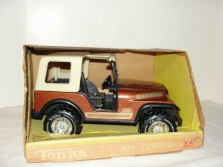 Vintage Tonka Jeep Cj - 7 Laredo In The Box