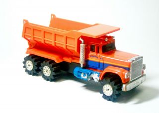 Stompers Construction Orange Mack Dump Truck Semi Vintage 1980s Parts & Repair