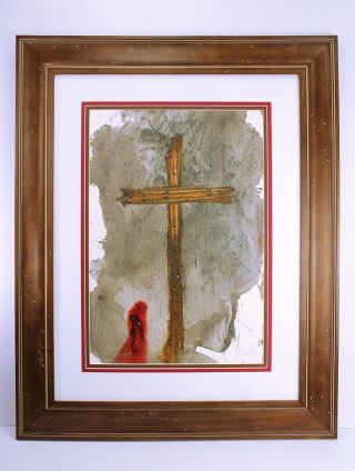 1967 Salvador Dali Biblia Sacra " Jesus Dies On The Cross " Framed Signed $8k