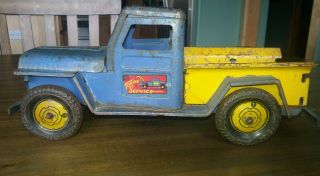 Rare Marx Towing Service Willys Jeep