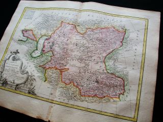 1778 ZANNONI - rare map ASIA,  MIDDLE EAST,  TARTARIA,  RUSSIA UZBEKISTAN AZERBAIJAN 4