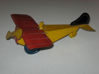Marx Single Wing Wind - Up Airplane All Motor