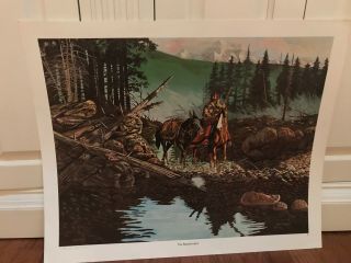 Western Artist Fred Deaver “the Adventurer” Limited Signed Numbered Print