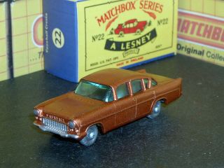 Matchbox Lesney Vauxhall Cresta 22 B14 Coppr Spw D - R Grnwin Sc22 Vnm Crafted Box