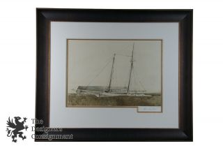 " The Slip " By Andrew Wyeth Limited Ed Print Collotype Beach Docked Sailboat