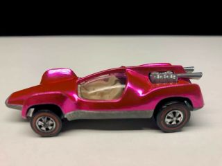 Hot Wheels Redline 1969 Mantis Pink With White Interior