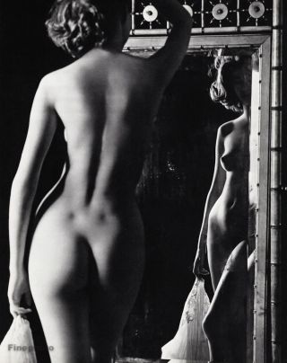 1966 Vintage 16x20 Female Nude Woman Fashion Art Photo Gravure By John Rawlings