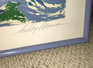 LEROY NEIMAN Signed Wind Surfing LIMITED EDITION SERIGRAPH AP Framed 2