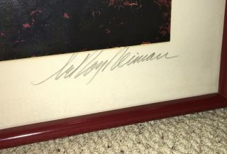LeRoy NEIMAN Signed Rush Street Bar Lmtd Edt Serigraph AP Framed CHICAGO 2
