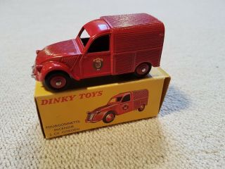 Dinky Toys France - Scale 1/43 - Citroën 2cv No.  25d,  Box