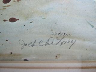 Jack C.  Deloney signed numbered 