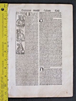 Illustrated Incunabula,  Schedel,  World Chronicle,  Liber Chronicarum,  Augsburg 1497