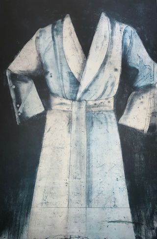 Jim Dine,  Bath Robe,  1976 Williams College Museum Of Art Exhibition Print 2