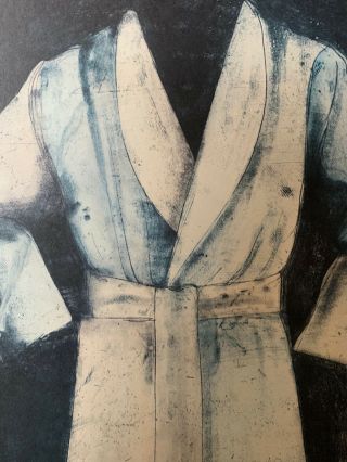 Jim Dine,  Bath Robe,  1976 Williams College Museum Of Art Exhibition Print 3