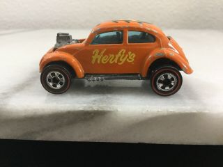 Hot Wheels Redline Herfy’s Vw Bug Beetle 1967 Custom Volkswagon Mattel
