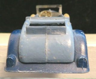 Tootsietoy 1930 ' s Graham Series Car RARE 0611 Light Dark Blue 6 Wheel Roadster 4